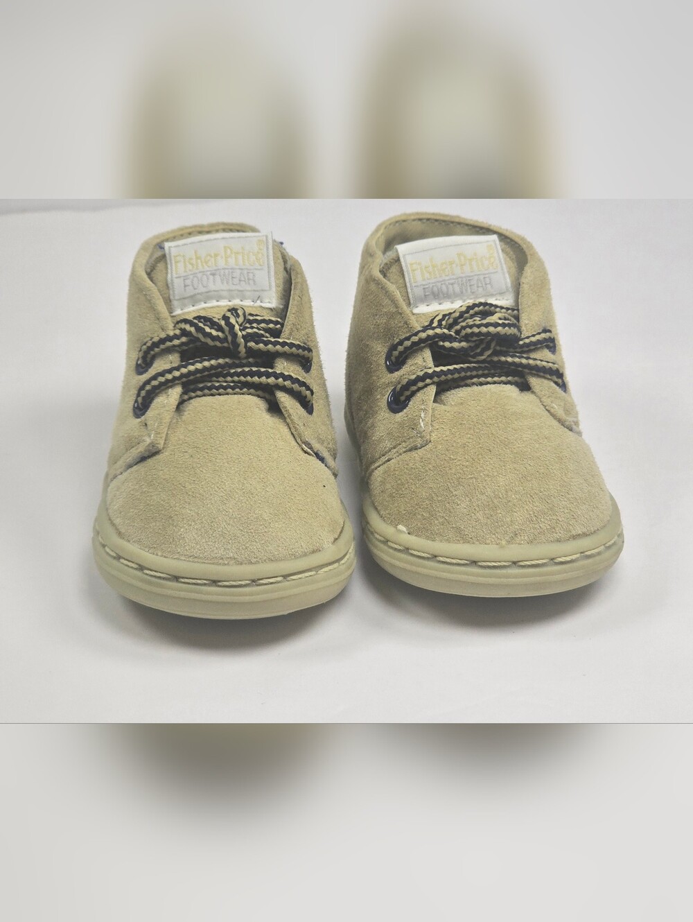 Fisher-Price Beige Suede Infant Chukka Boots Size 3
